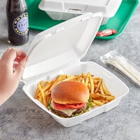 Foam Hinged, Containers, Cups, Plates & Lids — Restaurants Supply