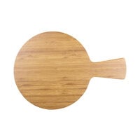 Elite Global Solutions M9RW Fo Bwa 9 inch Round Faux Bamboo Serving Board with Handle