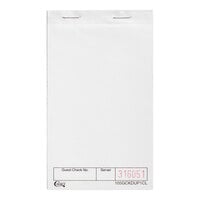 Choice 1 Part White Blank Guest Check - 100/Case