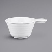 Elite Global Solutions D42RR Pebble Creek White 10 oz. Handled Bowl - 6/Case