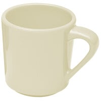 Elite Global Solutions DC Cottage Vintage California Vanilla 8 oz. Melamine Mug - 6/Case