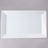Elite Global Solutions Q2-V1710 Vogue 17 1/4 inch x 10 1/2 inch White Rectangular Melamine Serving Platter