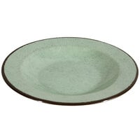 Elite Global Solutions DB10M Mojave Vintage California 18 oz. Hemlock Round Crackle Pasta / Soup Bowl - 6/Case