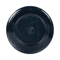 Elite Global Solutions D1098GM Durango 11 inch Abyss & Lapis Round Two-Tone Melamine Plate - 6/Case