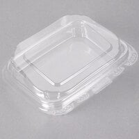 13 oz. Tamper-Evident, Tamper-Resistant Recycled PET Clear Take Out Container - 50/Pack