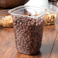 32 oz. Square Recycled PET Deli Container   - 400/Case