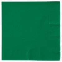 Creative Converting 57112B Emerald Green 3-Ply Beverage Napkin - 500/Case