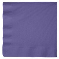 Purple Paper Dinner Napkin, 3-Ply - Creative Converting 59115B - 250/Case