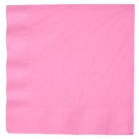 Creative Converting 593042B Candy Pink 3-Ply Paper Dinner Napkin - 250/Case