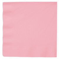 Creative Converting 59158B Classic Pink 3-Ply Paper Dinner Napkin - 250/Case