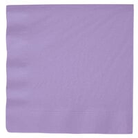 Creative Converting 59193B Luscious Lavender Purple 3-Ply Paper Dinner Napkin - 250/Case