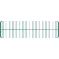 Regency 18 inch x 60 inch NSF Green Epoxy Wire Shelf