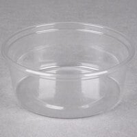 Choice 8 oz. Ultra Clear PET Plastic Round Deli Container - 50/Pack