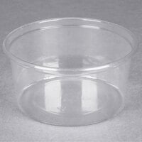Choice 12 oz. Ultra Clear PET Plastic Round Deli Container - 500/Case