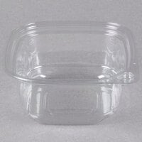 12 oz. Square Recycled PET Deli Container - 50/Pack