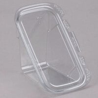 Tamper Evident Tamper Resistant Recycled PET Sandwich Wedge Container - 50/Pack