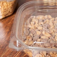Square Recycled PET Deli Container Lid - 50/Pack