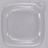 Square Recycled PET Deli Container Lid - 50/Pack