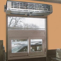 Curtron DT-24 2 Go Pro 24 inch Drive-Thru Window Air Curtain with Electric Heater - 120V