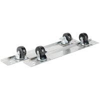 2 inch Swivel Casters with Frames for Master-Bilt Dipping Cabinets - 4/Set