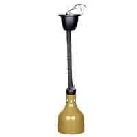 Cres Cor IFW-63-10-PB Retractable Ceiling Mount Infrared Bulb Food Warmer with Polished Brass Finish