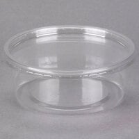 Choice 8 oz. Ultra Clear Recycled PET Plastic Round Deli Container and Lid Combo - 250/Case