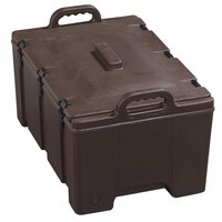Carlisle PC180N01 Cateraide™ Brown Top Loading 8 inch Deep Insulated Food Pan Carrier