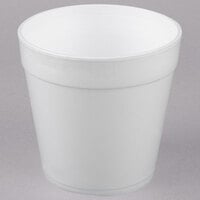 Dart 32MJ48 32 oz. White Foam Food Container - 25/Pack
