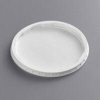 Choice Microwavable White Plastic Round Deli Lid - 500/Case