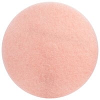 3M 3600 Eraser 20 inch Pink Burnishing Floor Pad - 5/Case