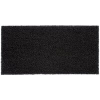 3M 7300 14" x 32" Black High Productivity Stripping Pad - 10/Case