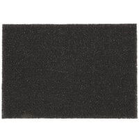 14 x 20 Black Stripping Rectangular Floor Pad - Case of 5