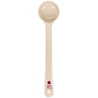 Carlisle 435806 Measure Misers 1.5 oz. Beige and Red Color Coding Polycarbonate Long Handle Solid Portion Spoon