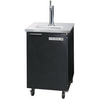 Beverage-Air DD24HC-1-B Single Tap Kegerator Beer Dispenser - Black, (1) 1/2 Keg Capacity