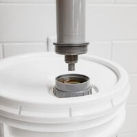 5 Gallon Gray Pail Pump Condiment Dispenser (IMP 2202)