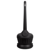 Commercial Zone 711301 Smokers' Outpost Standard Black 16 Qt. Cigarette Receptacle