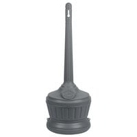 Commercial Zone 711303 Smokers' Outpost Standard Gray 16 Qt. Cigarette Receptacle