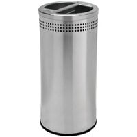 Commercial Zone 745829 Precision 20 Gallon Stainless Steel Round Trash / Recycling Receptacle