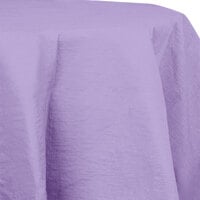 Creative Converting 923265 82 inch Luscious Lavender Purple OctyRound Tissue / Poly Table Cover