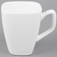 World Tableware SL-1 Slate 9 oz. Ultra Bright White Tall Porcelain Cup - 36/Case