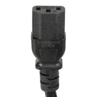 Avantco 177PCFDP1 75 inch Replacement Power Cord - NEMA 5-15P Plug, to IEC C13