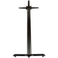 FLAT Tech KX22 22 inch x 22 inch Bar Height Self-Stabilizing Black Table Base