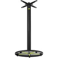 FLAT Tech UR22 22 inch Bar Height Self-Stabilizing Round Black Table Base