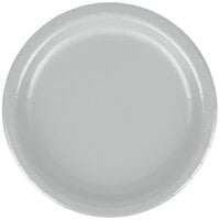 Creative Converting 79106B 7" Shimmering Silver Paper Plate - 24/Pack