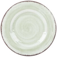 Carlisle 5400246 Mingle 9 inch Jade Round Melamine Salad Plate - 12/Case