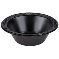 Dart 5BWBQ Quiet Classic 5-6 oz. Black Laminated Foam Bowl - 125/Pack