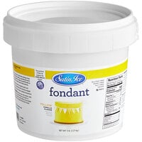 Satin Ice 5 lb. Yellow Vanilla Rolled Fondant Icing