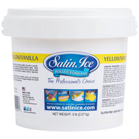 Satin Ice 5 lb. Yellow Vanilla Rolled Fondant Icing