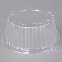 Dart CL6P 6" Clear Dome Lid for Foam Dinnerware - 125/Pack