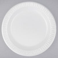 Dart Quiet Classic; Laminated Foam Plate, 9, White